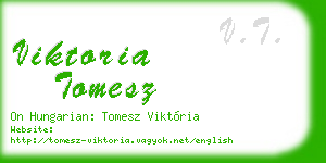 viktoria tomesz business card